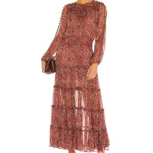 Missoni Red Paisley Patterned Dress